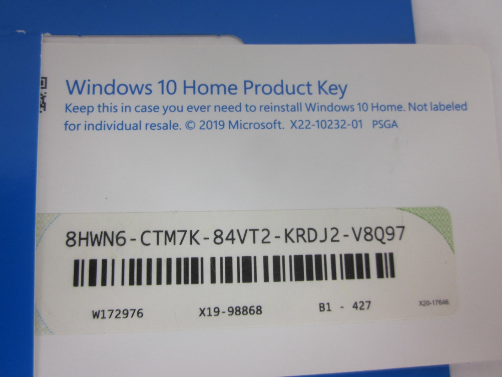 Lot (2) Windows 10 Home 64 BIT Online Product Key + USB Flash Drive With Key
