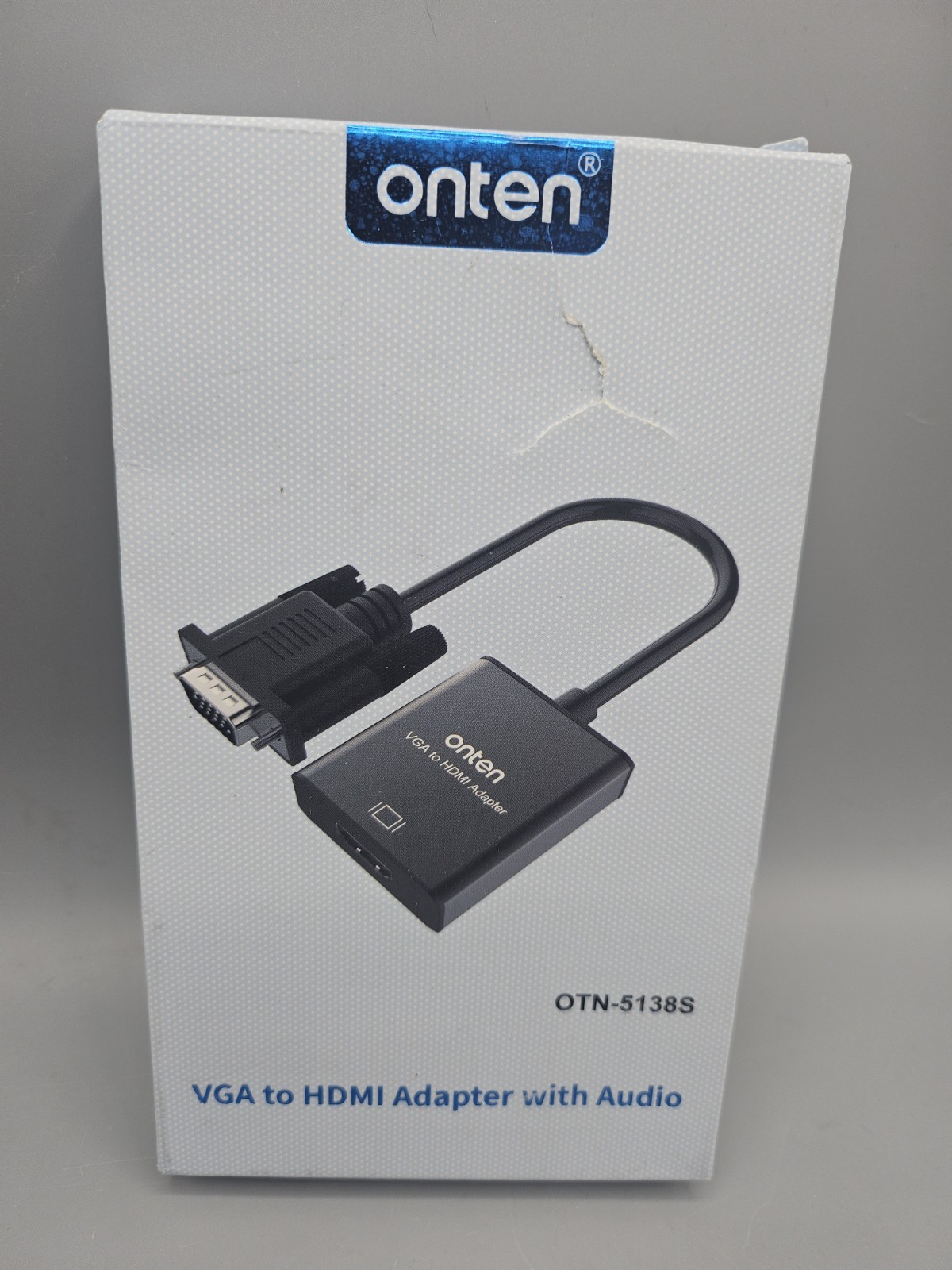 Onten VGA to HDMI 1080P Adapter Converter w/ Audio for PC Laptop TV