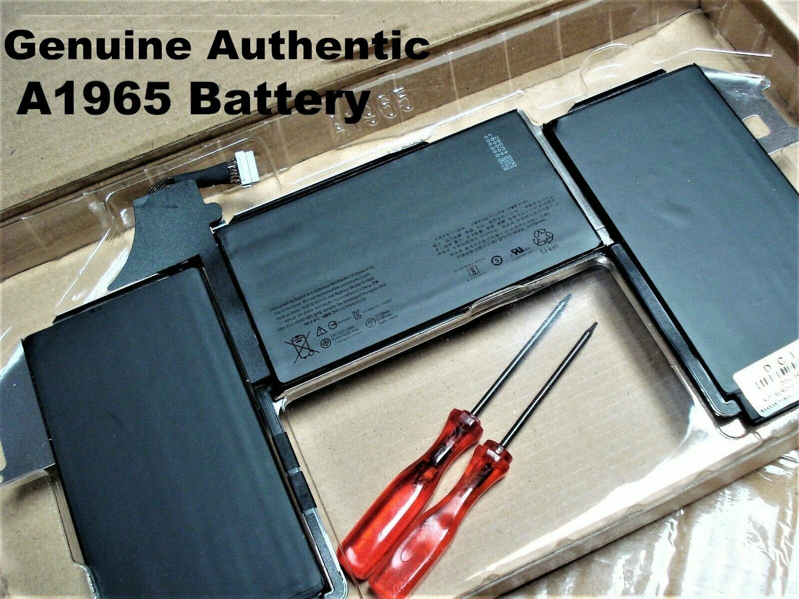 Genuine A1965 Battery fr Apple Macbook Air 13” 2018-2020 A1932 A2179 3184 3303