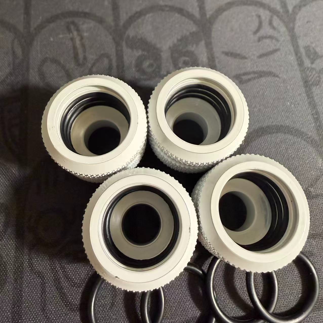 4 Pcs Barrow G1/4″ Compression Fitting For 16mm OD Rigid Tube TYKN-K16 V4 #1607