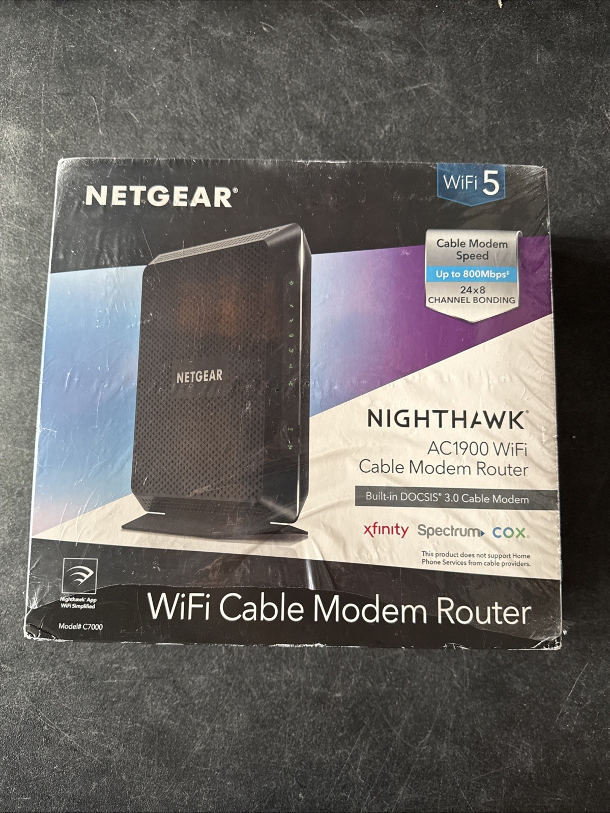 NETGEAR Nighthawk AC1900 4 Wireless-Wi-Fi 802.11ac Router – C7000-100NAS
