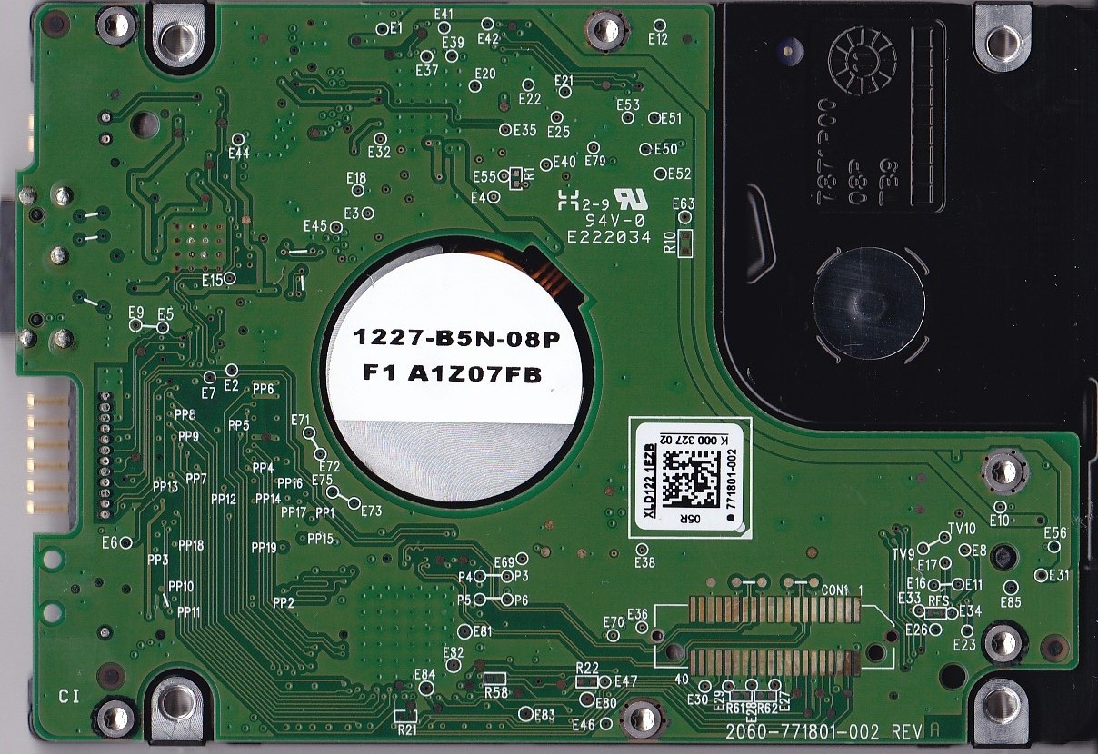 WD10JMVW-11S5XS0 EHCVJHB sn WXL1E9 JAN/2012 Malaysia 1TB USB 3.0 Western Digital