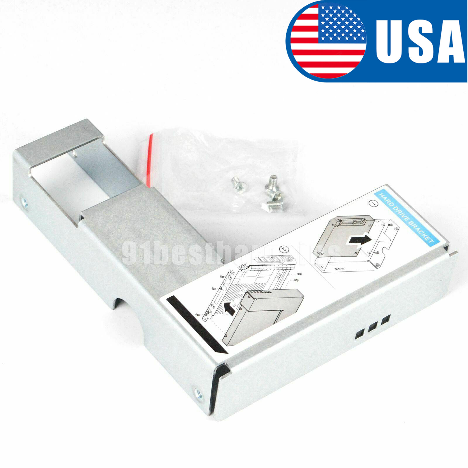 9W8C4 2.5″ to 3.5″ Adapter caddy tray for X7K8W/F238F/KG1CH Tray Caddy SHIP @USA