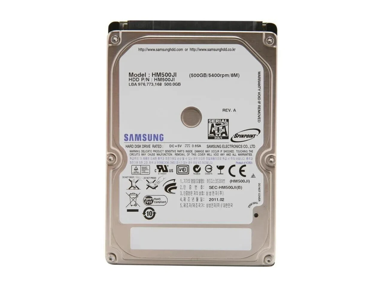 Internal HDD SATA 3.5″ 500GB Hard Drive with Windows 11 Pro Installed