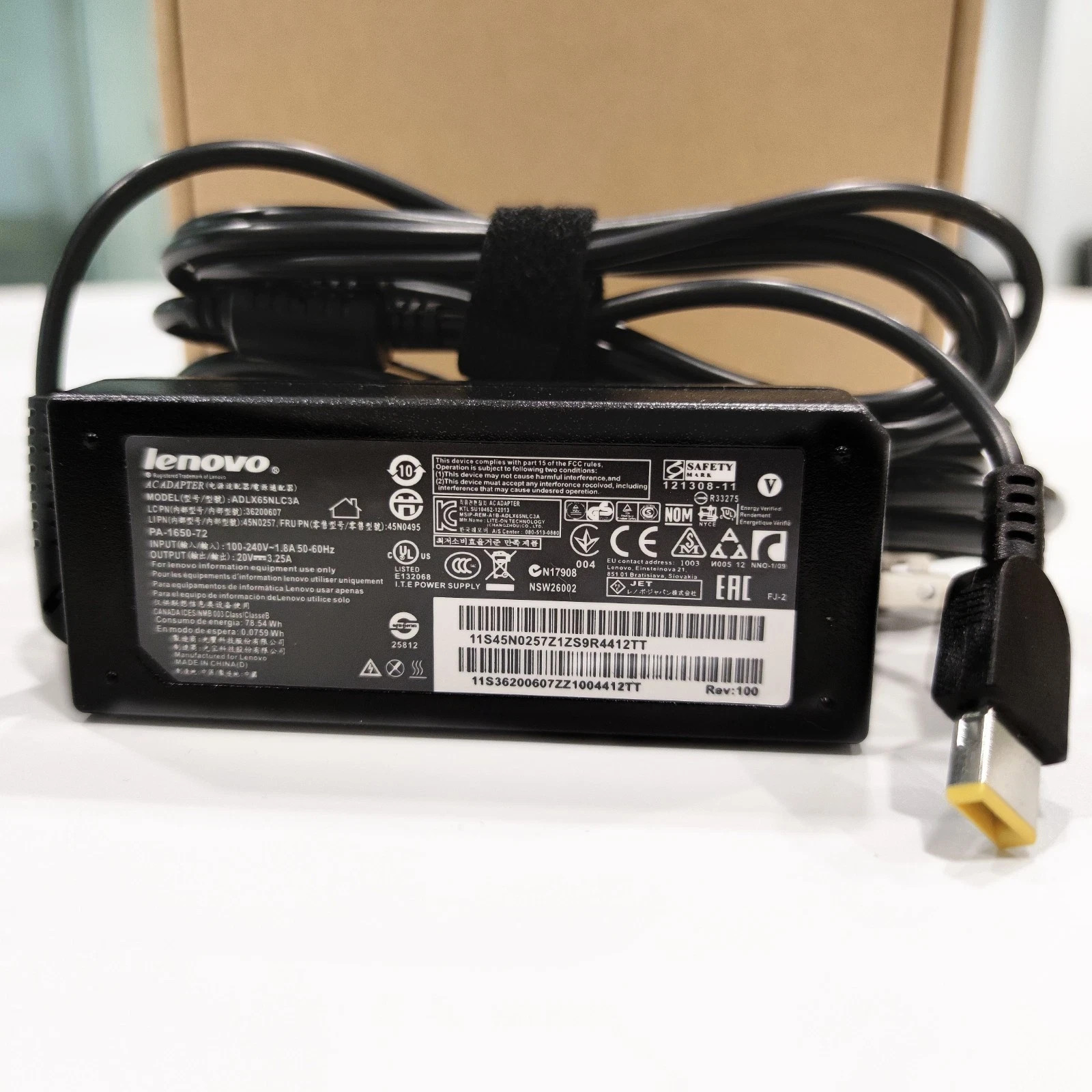 OEM 65W ThinkPad Power Adapter For Lenovo Laptop Charger Slim USB Tip 20V 3.25A