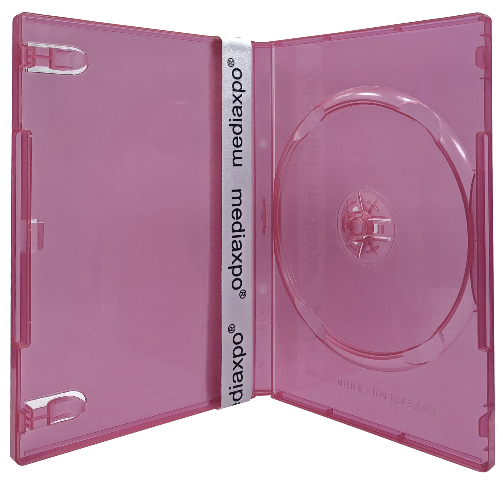 STANDARD Clear Red Color Single DVD Cases Lot