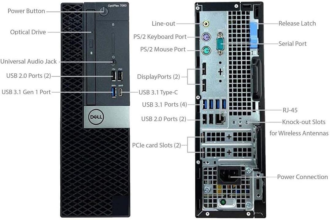 Dell OptiPlex 7060 Intel Core i7-8700 16GB RAM 256GB SSD Win11
