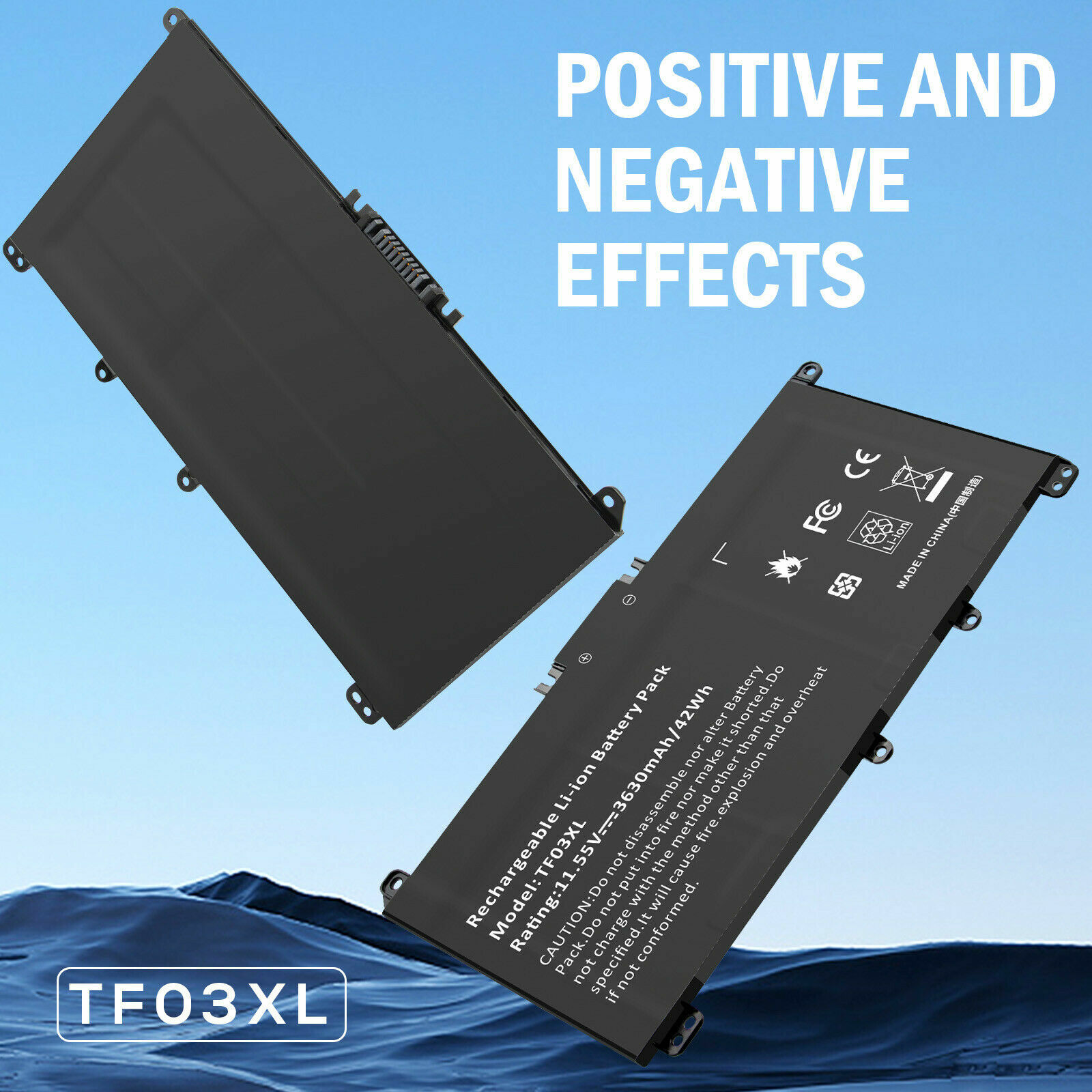 Battery for HP Pavilion 15-CC023CL 15-CC563ST TPN-Q192 TPN-Q196 TF03041XL 11.55V
