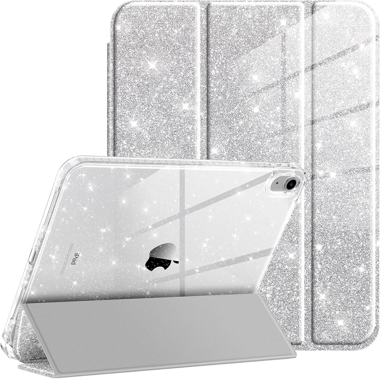 Case for iPad 10th Gen (2022) 10.9 inch Shockproof Cover with Shiny Clear Cover