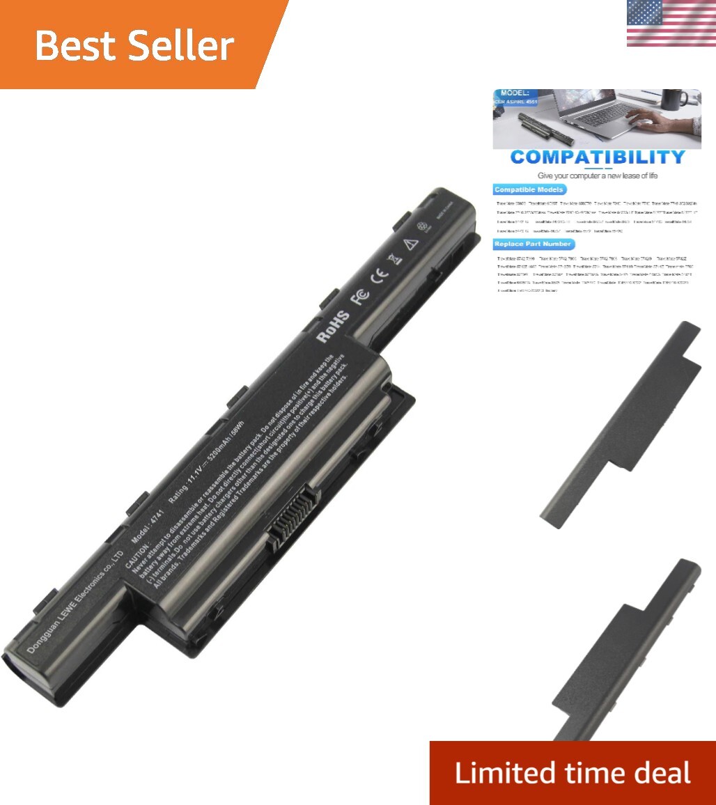 Reliable Battery Replacement for Acer Aspire & TravelMate – Money-Back Guarantee
