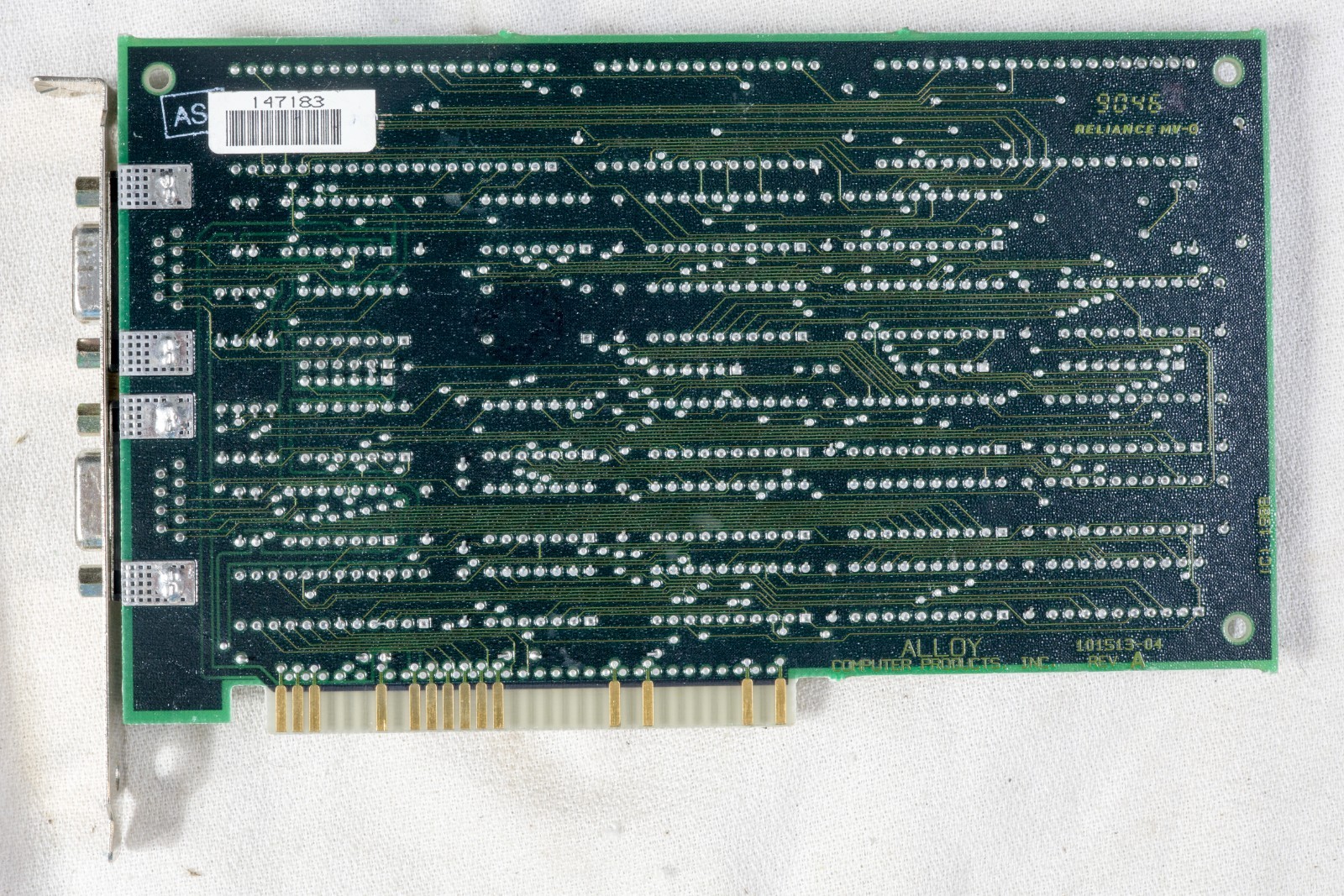 Vintage Alloy Computer Products unknown communications card 8 bit ISA ISAC67