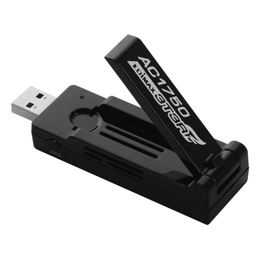 Wi-Fi 5 802.11ac AC1750, Dual-Band 2.4/5GHz Adapter for PC, Wireless AC USB 3.0