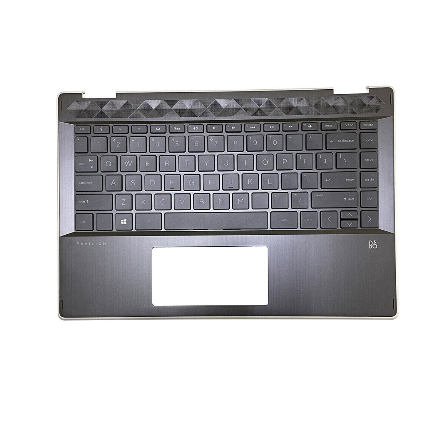 New For HP Pavilion x360 14-DH 14T-DH Palmrest Keyboard Backlit L53795-001 Black