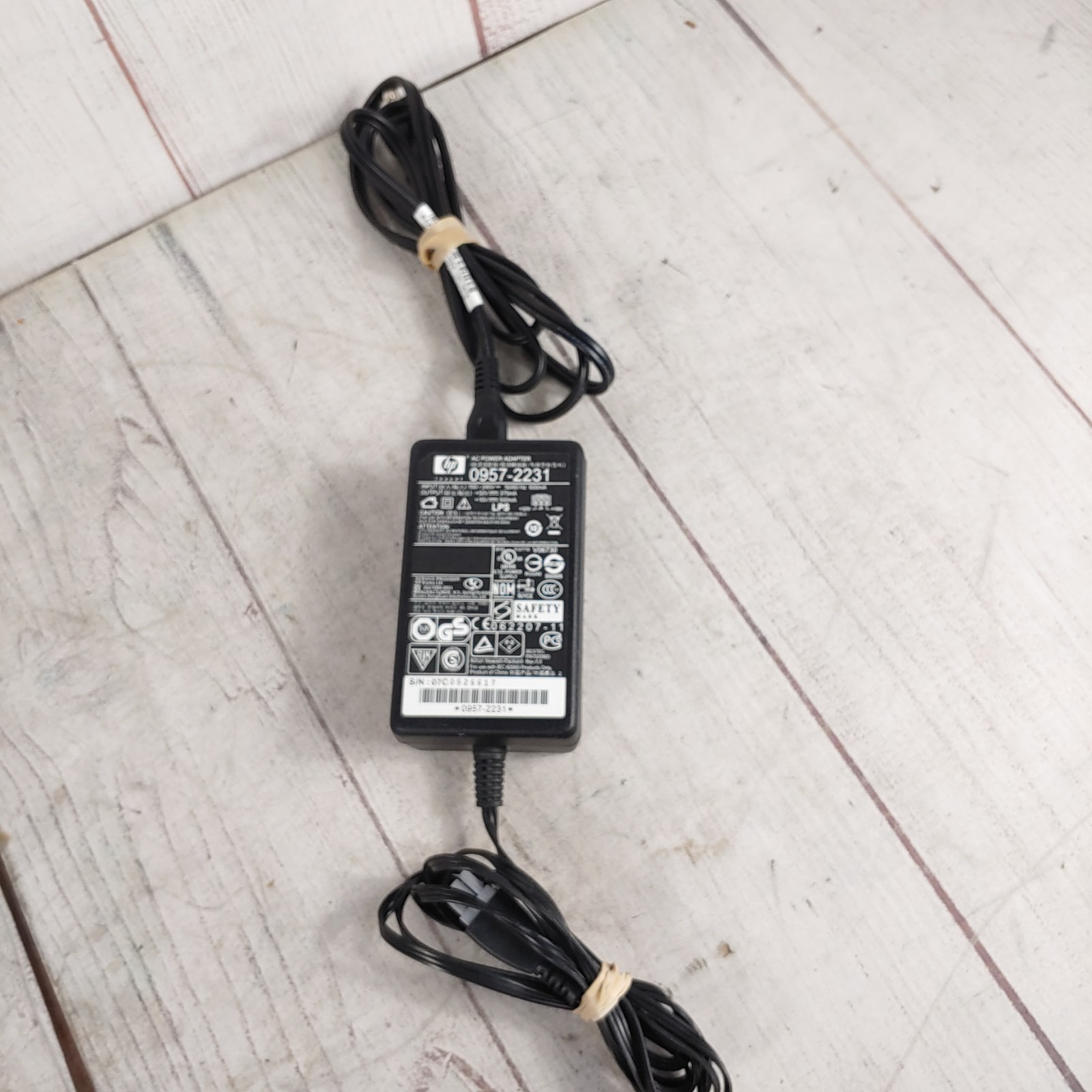 HP 0957-2231 AC Power Adapter Printer Supply 32V 375mA 16V 500mA TESTED WORKING