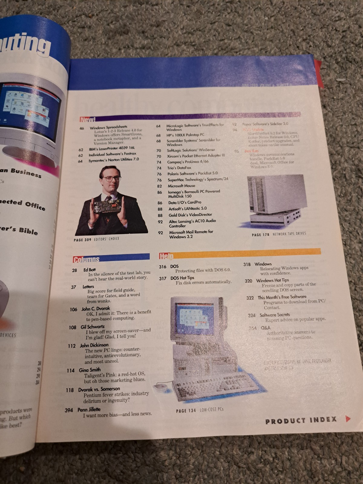 June 1993 PC Computing Magazine Best 200 Products Hardware Buyer’s Guide