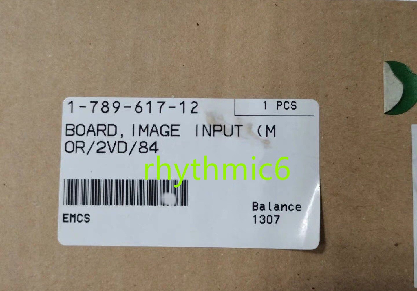 1PC new MOR/2VD/84 1-789-617-12 Image input board via FedEx or DHL