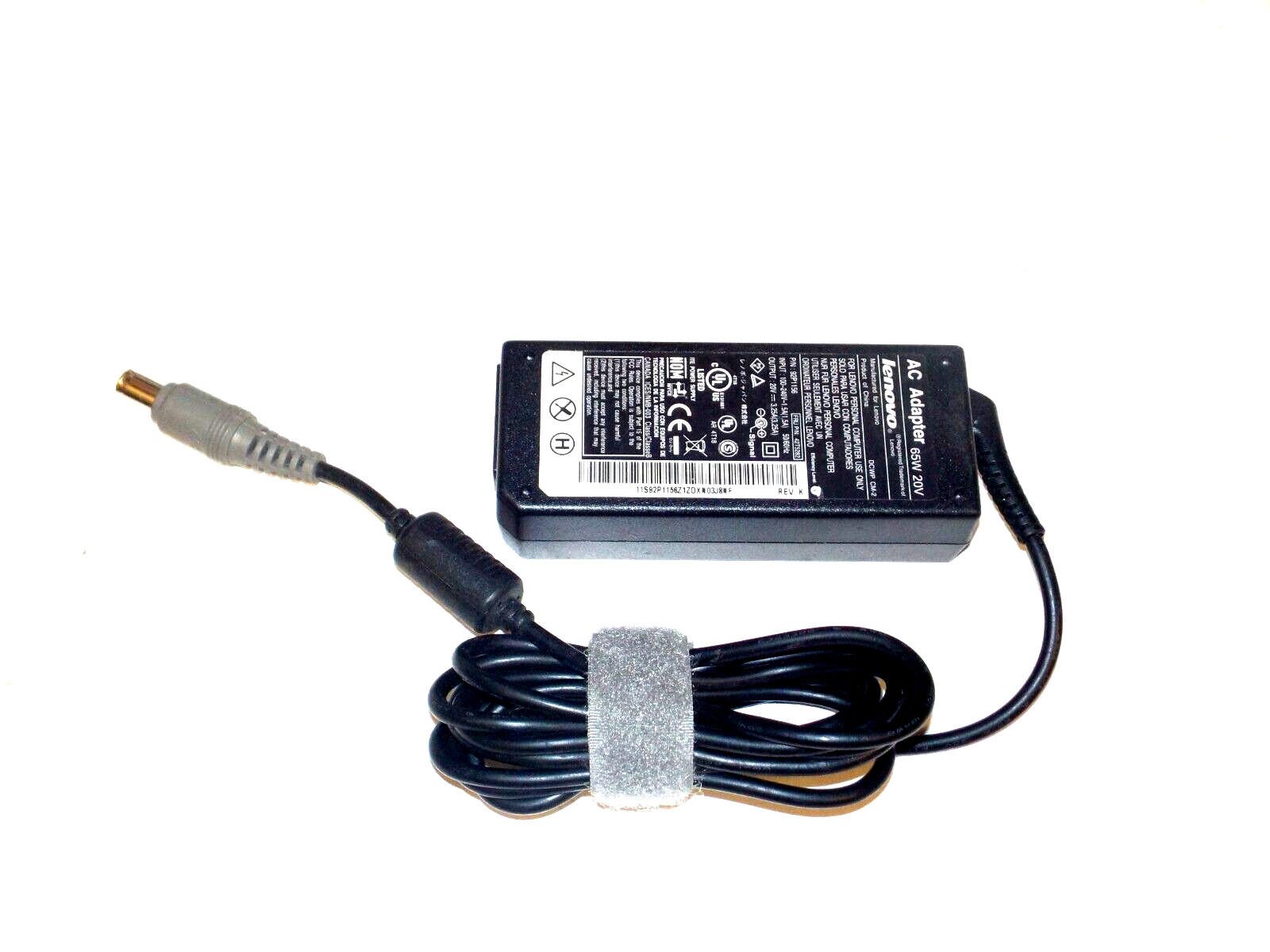 OEM Lenovo 42T5282 92P1156 65W AC Adapter 20V 3.25A (Power Cord not included)