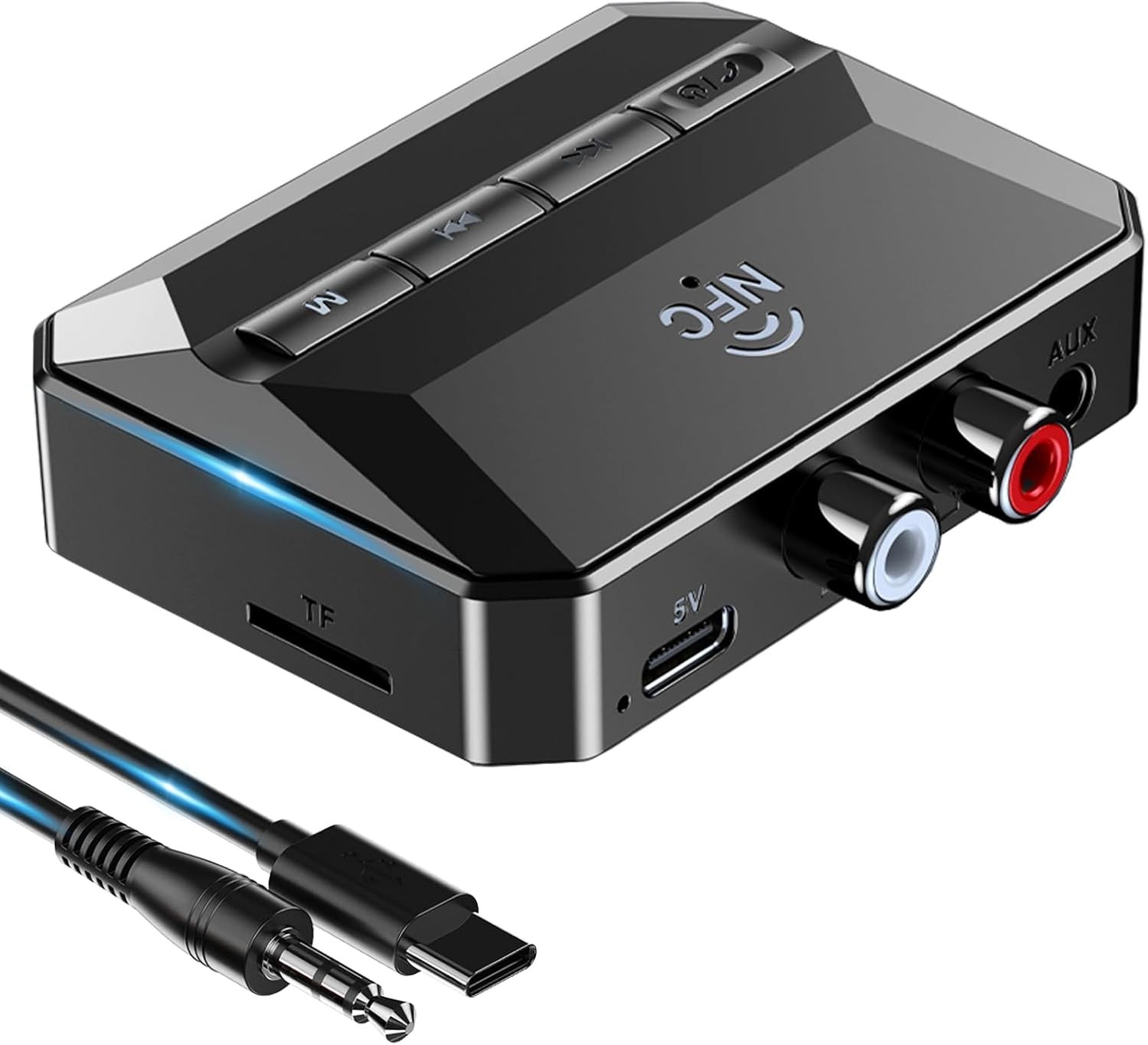 Upgrade Your Vintage Audio: NFC-Enabled Bluetooth Receiver for RCA & 3.5mm