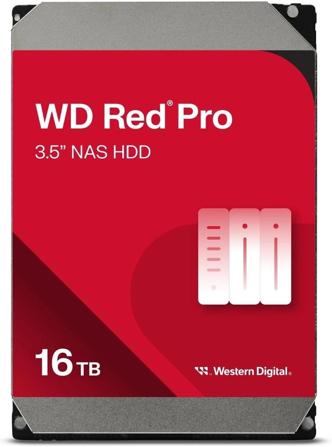 Western Digital WD Red Pro NAS HDD WD161KFGX 16TB w/ 512MB Cache 6Gb/s