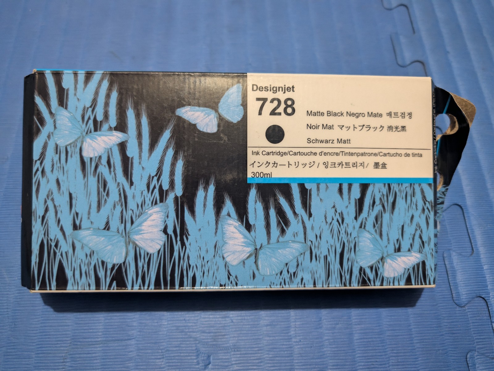 none original 728 Black Ink Cartridge 300 ml (F9J68A) for Designjet T730, T830