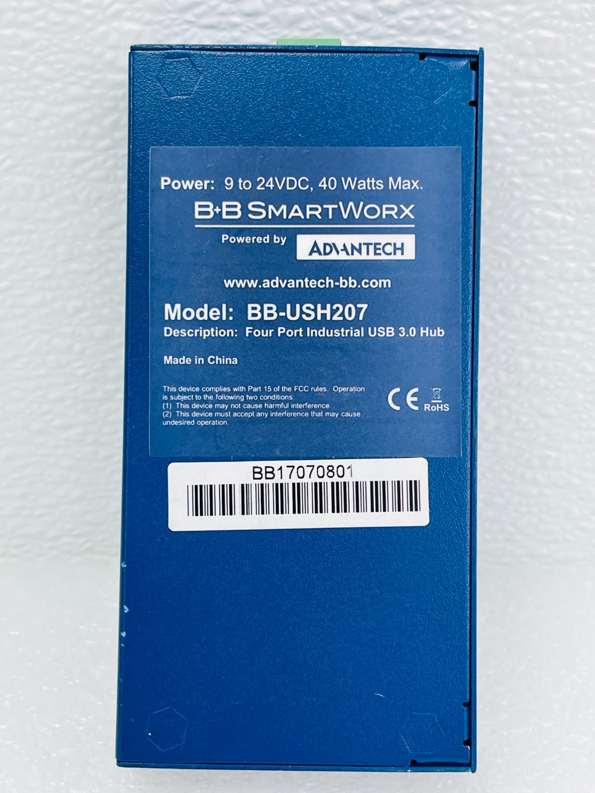 USED – ADVANTECH B+B SmartWorx BB-USH207 With Free Shipping – 30 Days Warranty