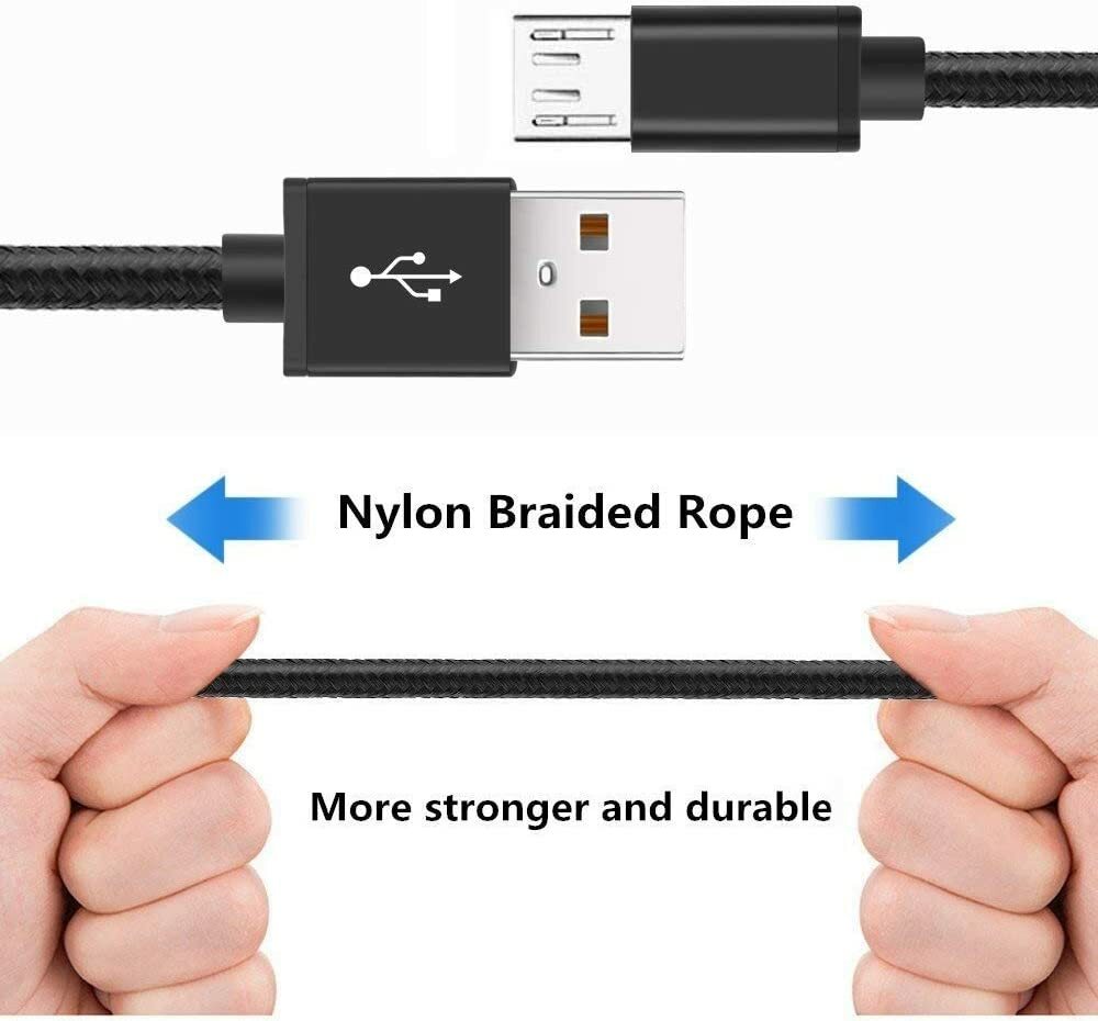3/6/10FT Micro USB Fast Charging Cable Cord For Samsung LG Android Phone Charger
