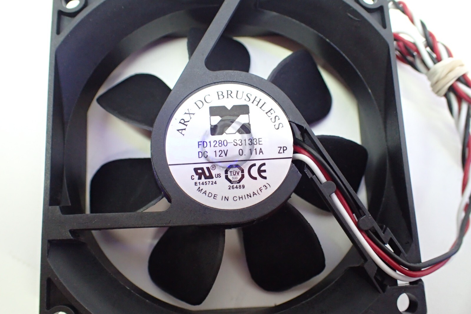 2-PACK 80mm x 25mm DC Brushless Fan 3PIN Computer PC Case CPU 12V 0.11A 0.15A