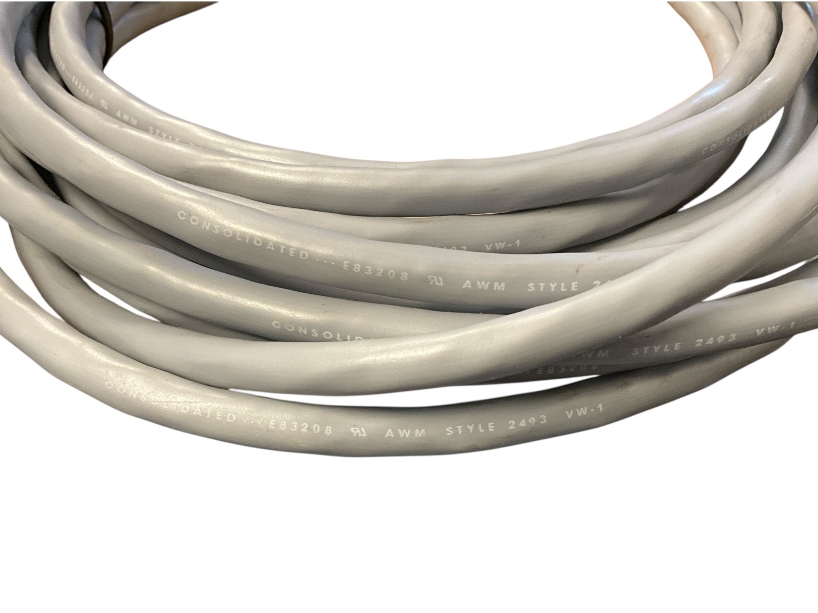 25FT 16 Pin AMP CPC Extension Cable 206037-1 Size 17 Fully Populated