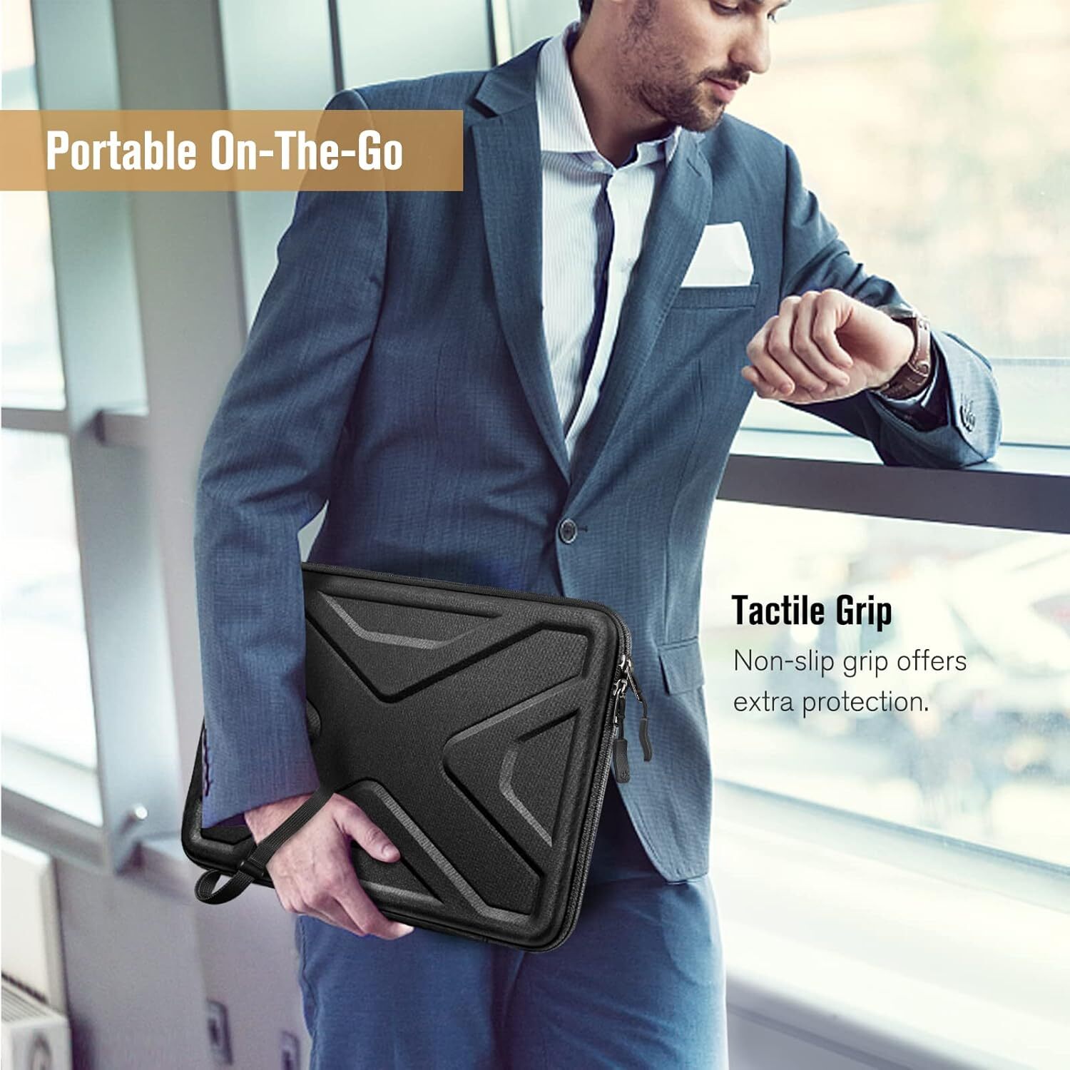 Hard Shell Laptop Sleeve Case for 13-14 inch MacBook Pro/Air Carrying Case