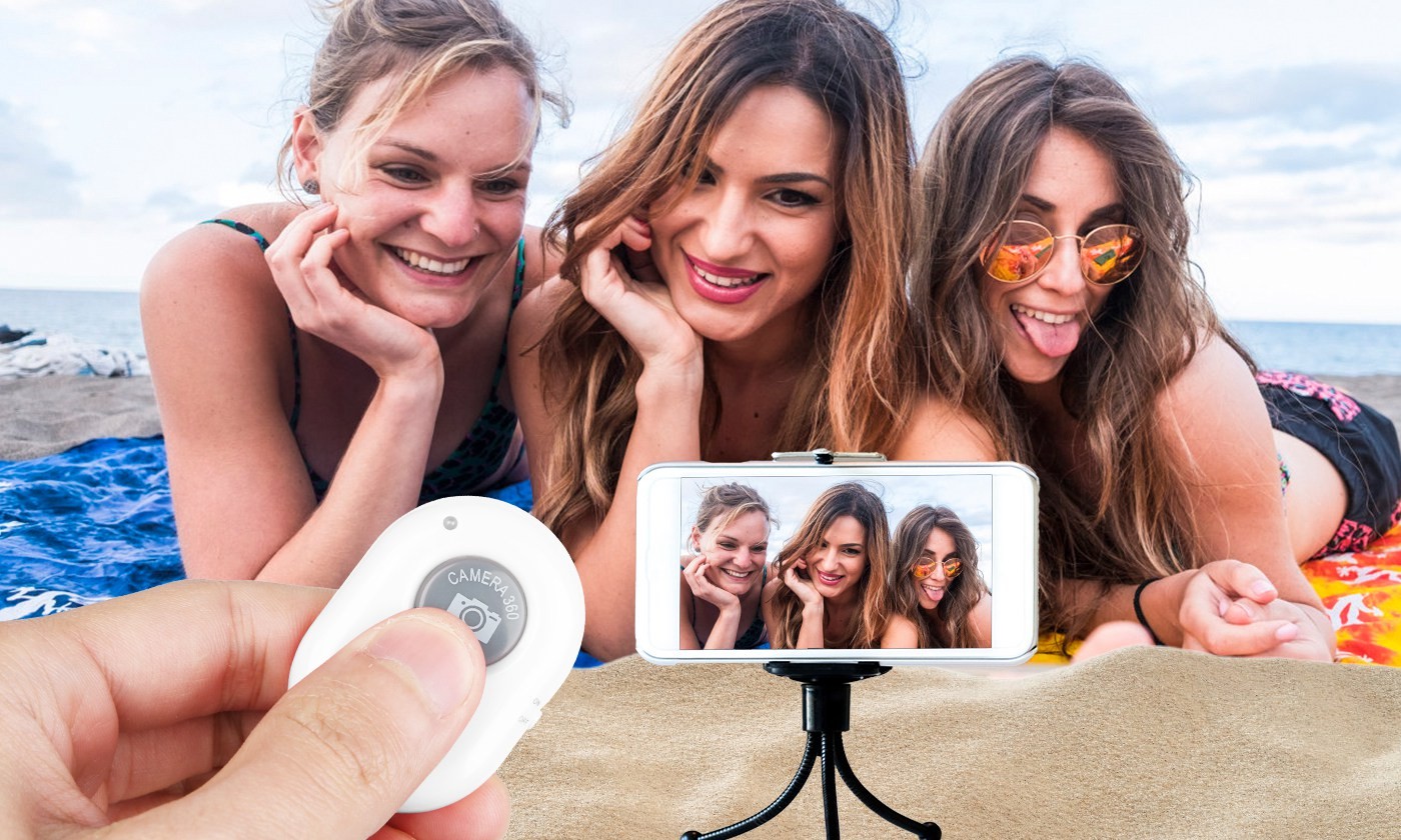 1Pc Unique Wireless Shutter Remote Controller For Android And IOS Devices Only I