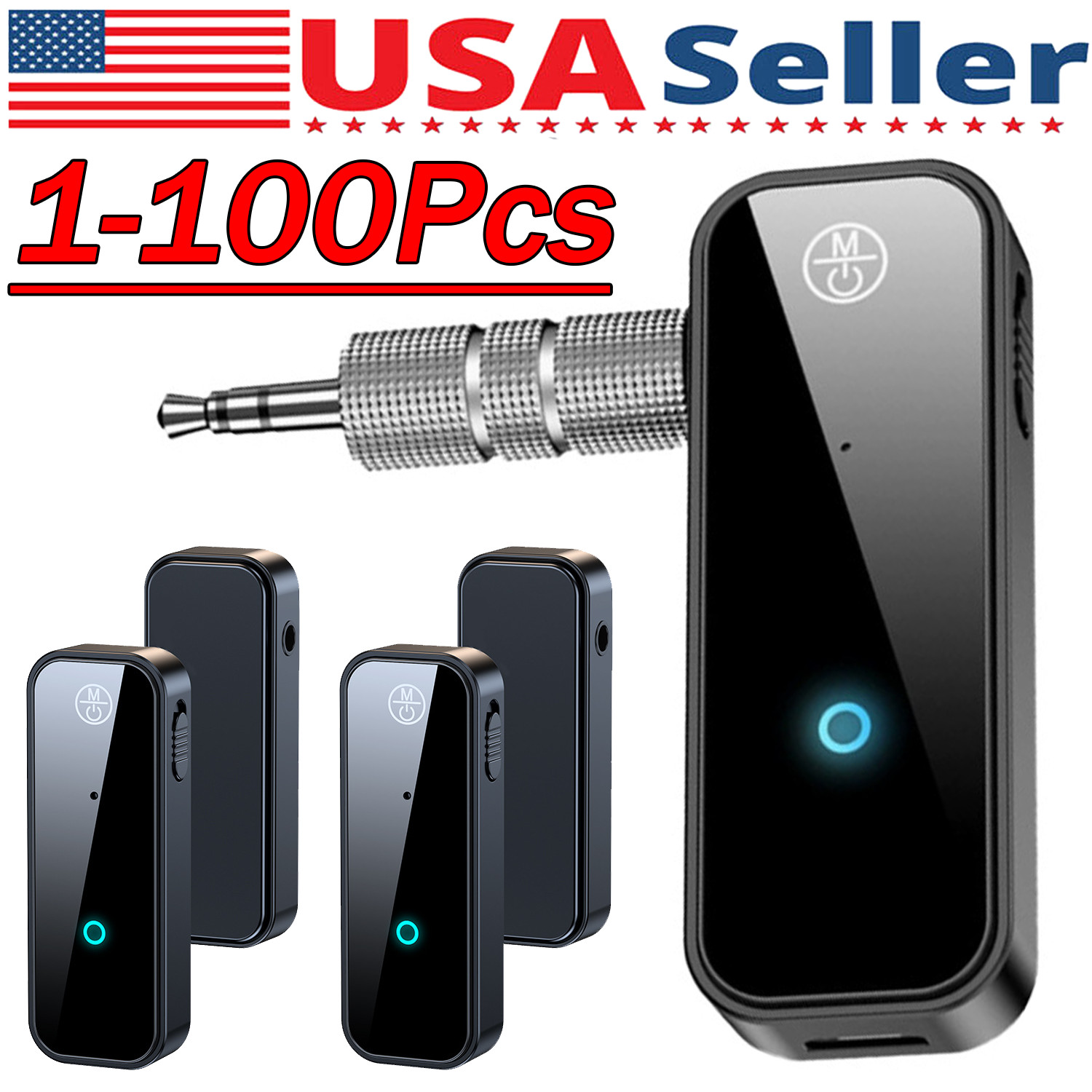 Wireless Bluetooth 5.0 Transmitter Receiver for Car Music Audio Aux Adapter Lot