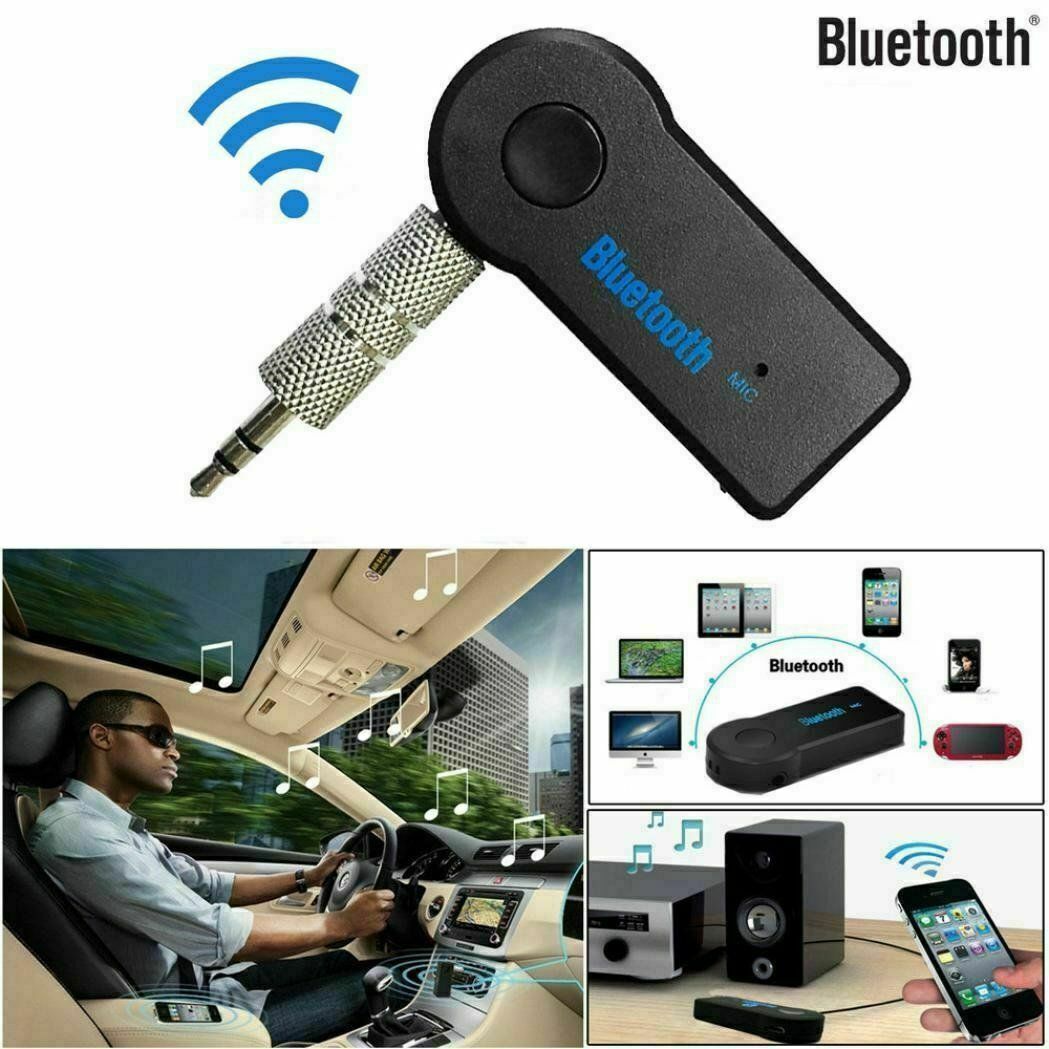 Wireless Bluetooth 3.5mm AUX Audio Stereo Music Home Car Receiver Adapter #150