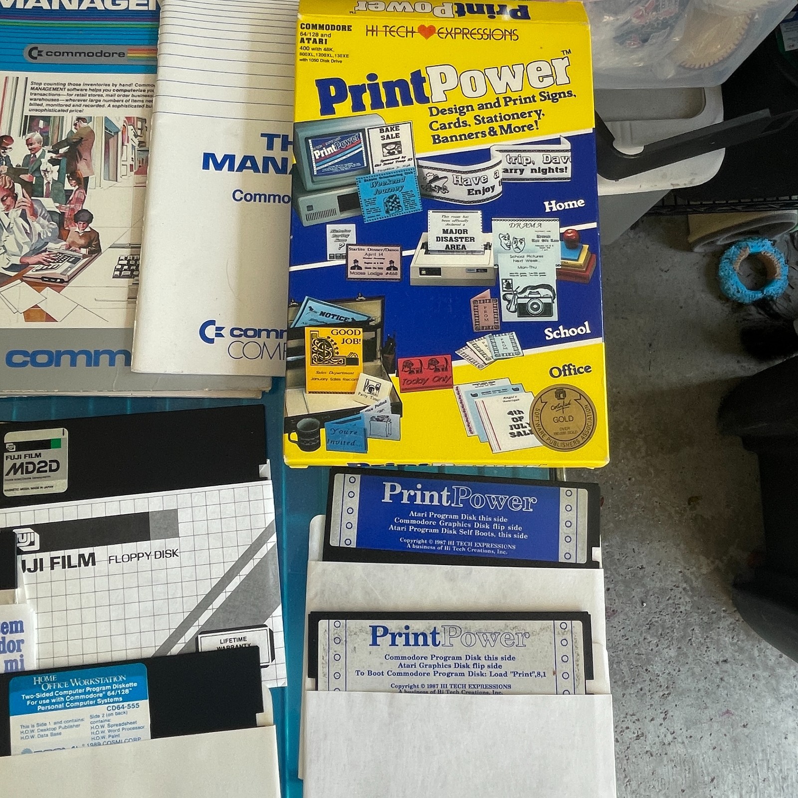 Commodore 64 Business Office Software LOT Floppy Disks Accounting Print FilePro