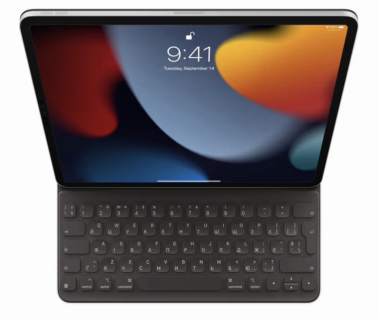 Apple Smart Keyboard Folio for iPad Pro 12.9 3rd-6th Gen Black UKRANIAN Layout