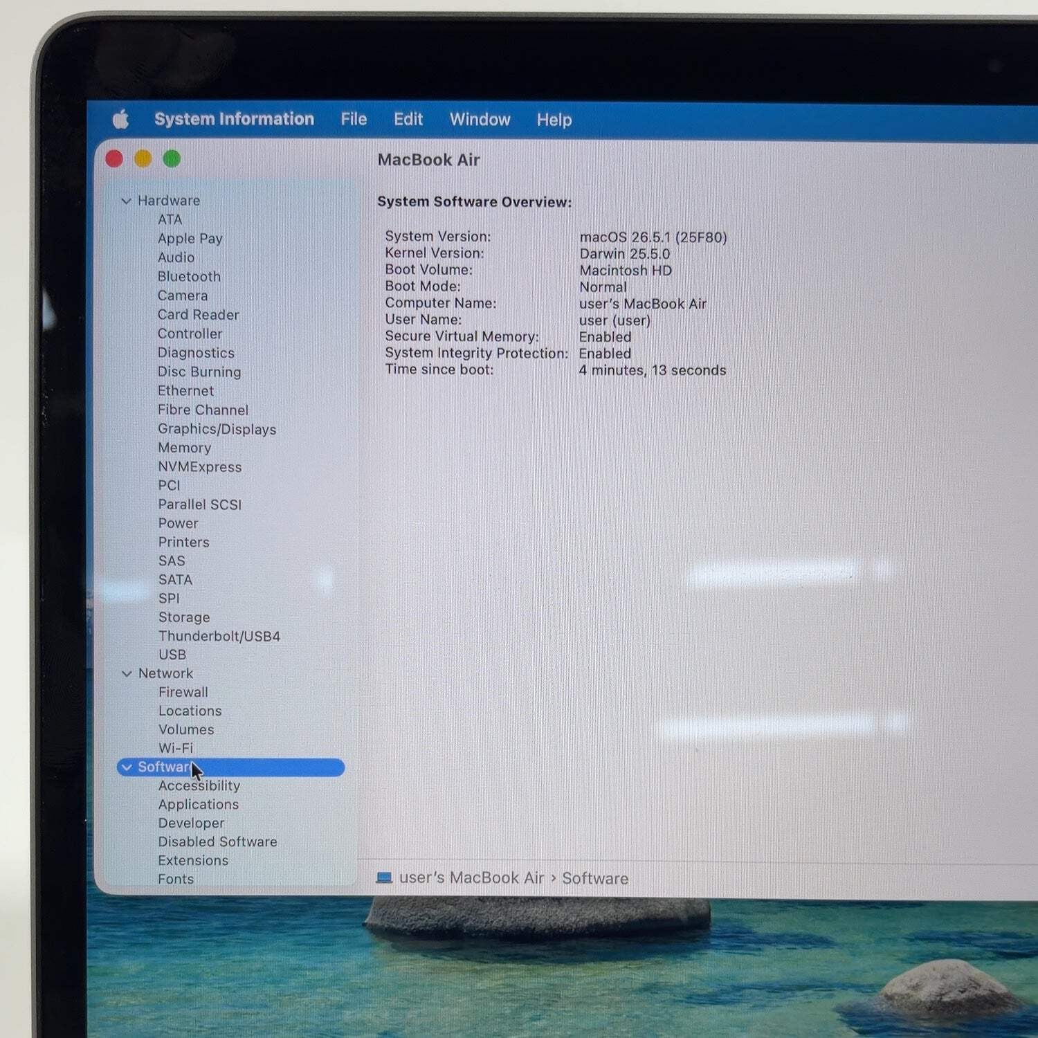 2020 Apple MacBook Air 13.3″ M1 8C GPU 3.2GHz 8GB RAM 256GB SSD A2337