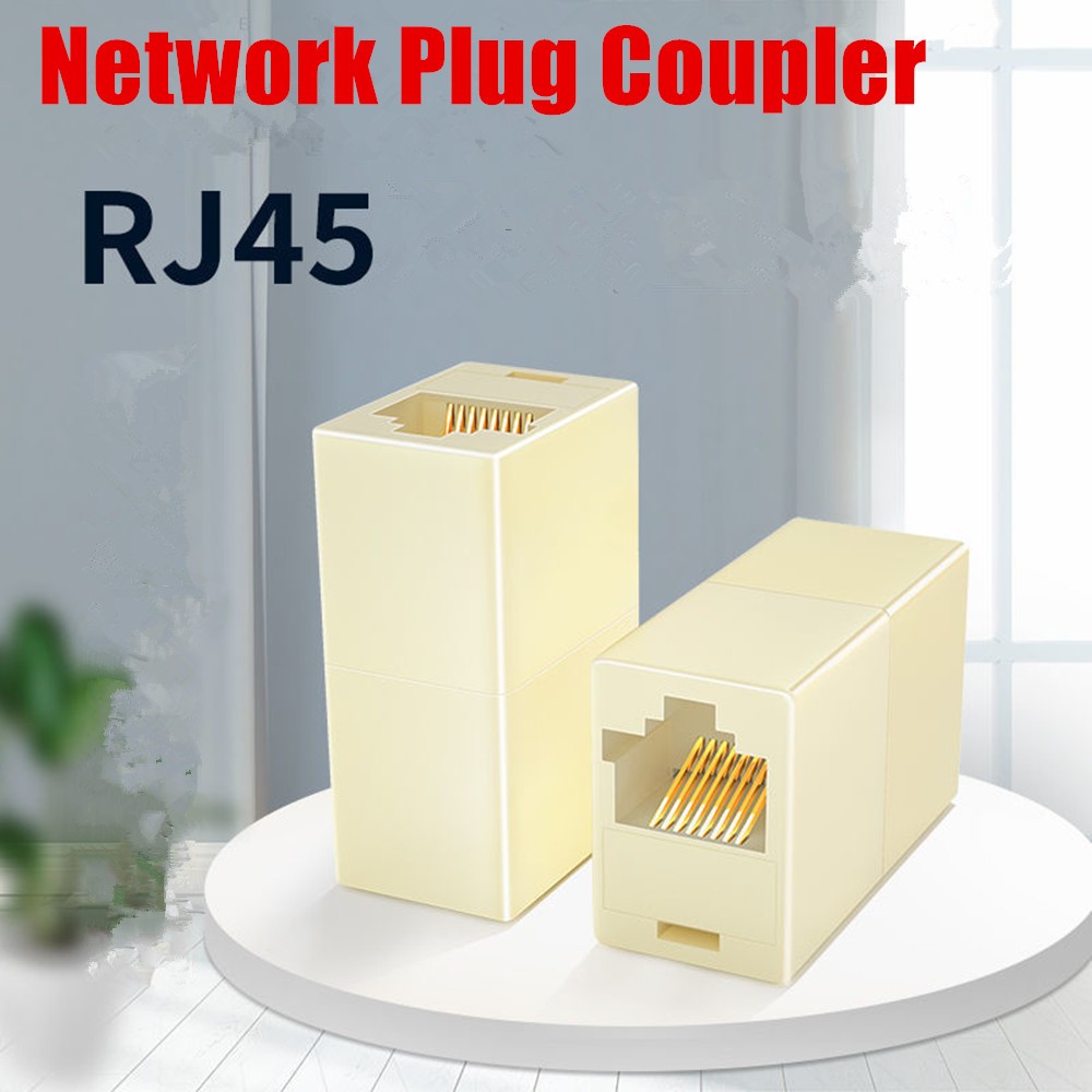 10PACK CAT5e RJ45 Female to Female Inline Coupler Joiner Connector Cable Adapter