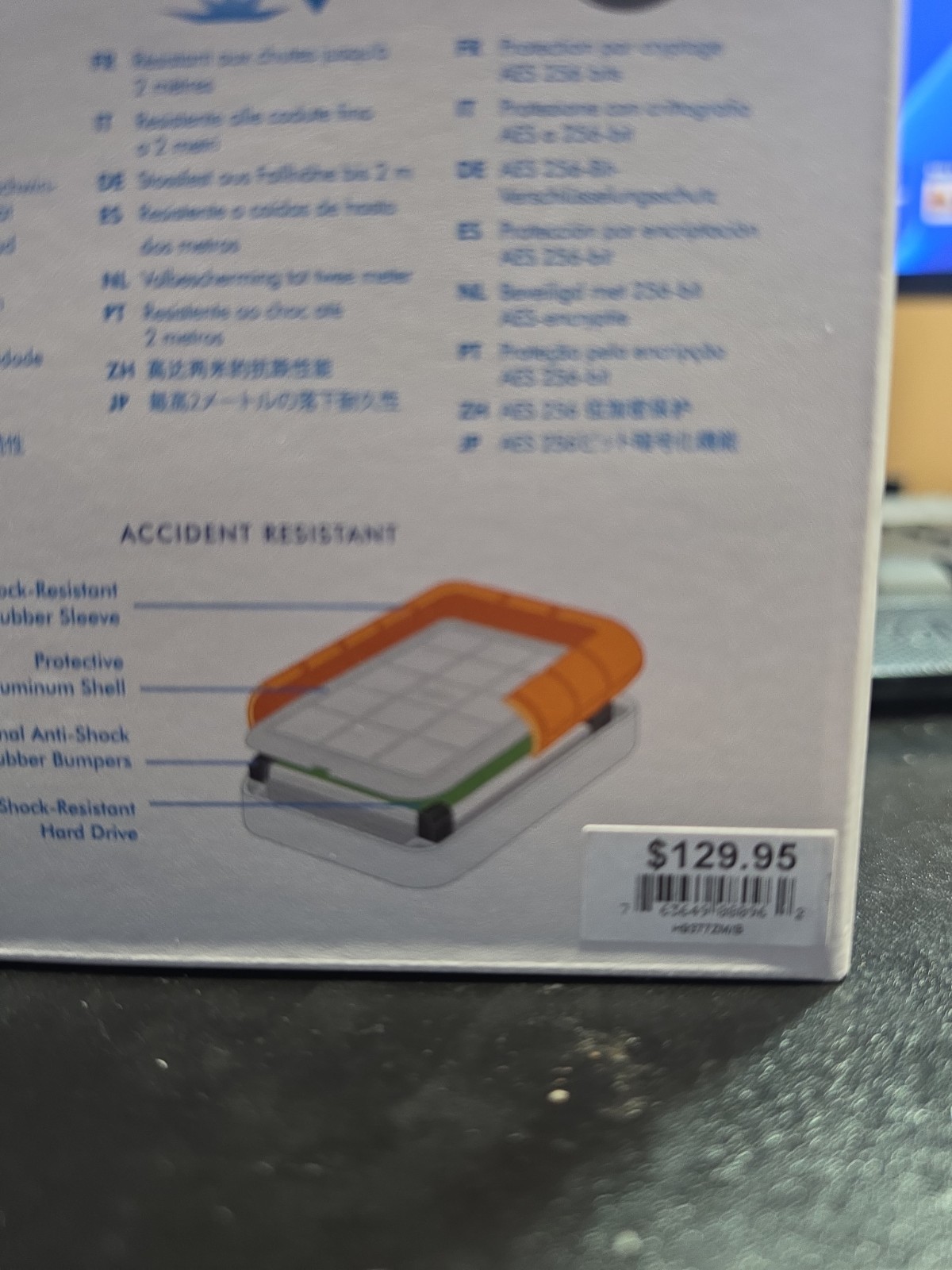 New & Sealed Lacie Rugged Triple 1Tb Drive USB & Firewire