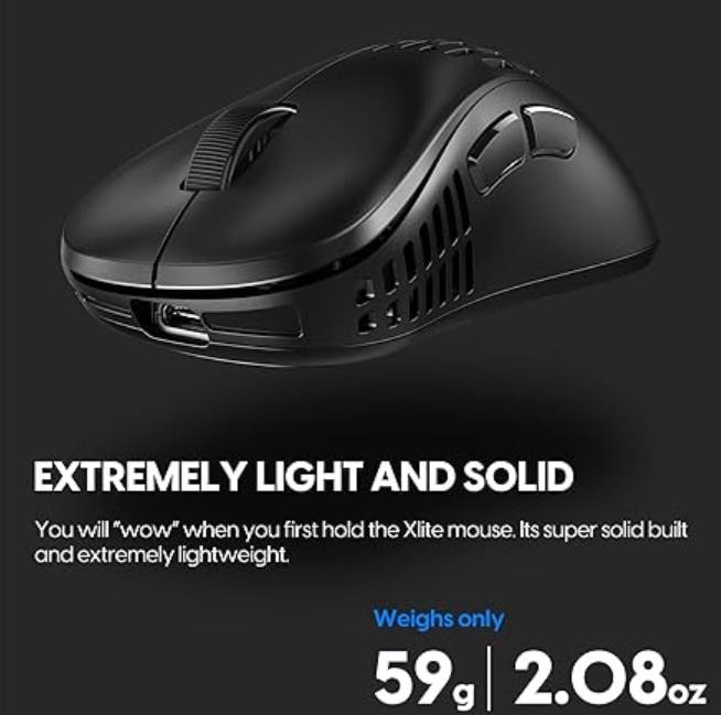 Pulsar Xlite V2 Mini Wireless Gaming Mouse – Black