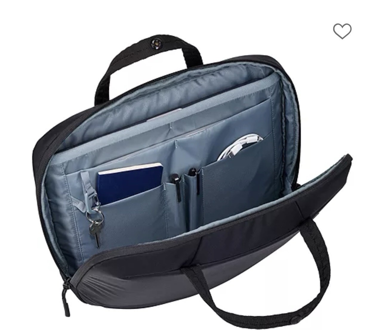 Thule 14″ Laptop Attaché Padded Nylon Black Case for 14 in Macbook/ 10.9” Tablet