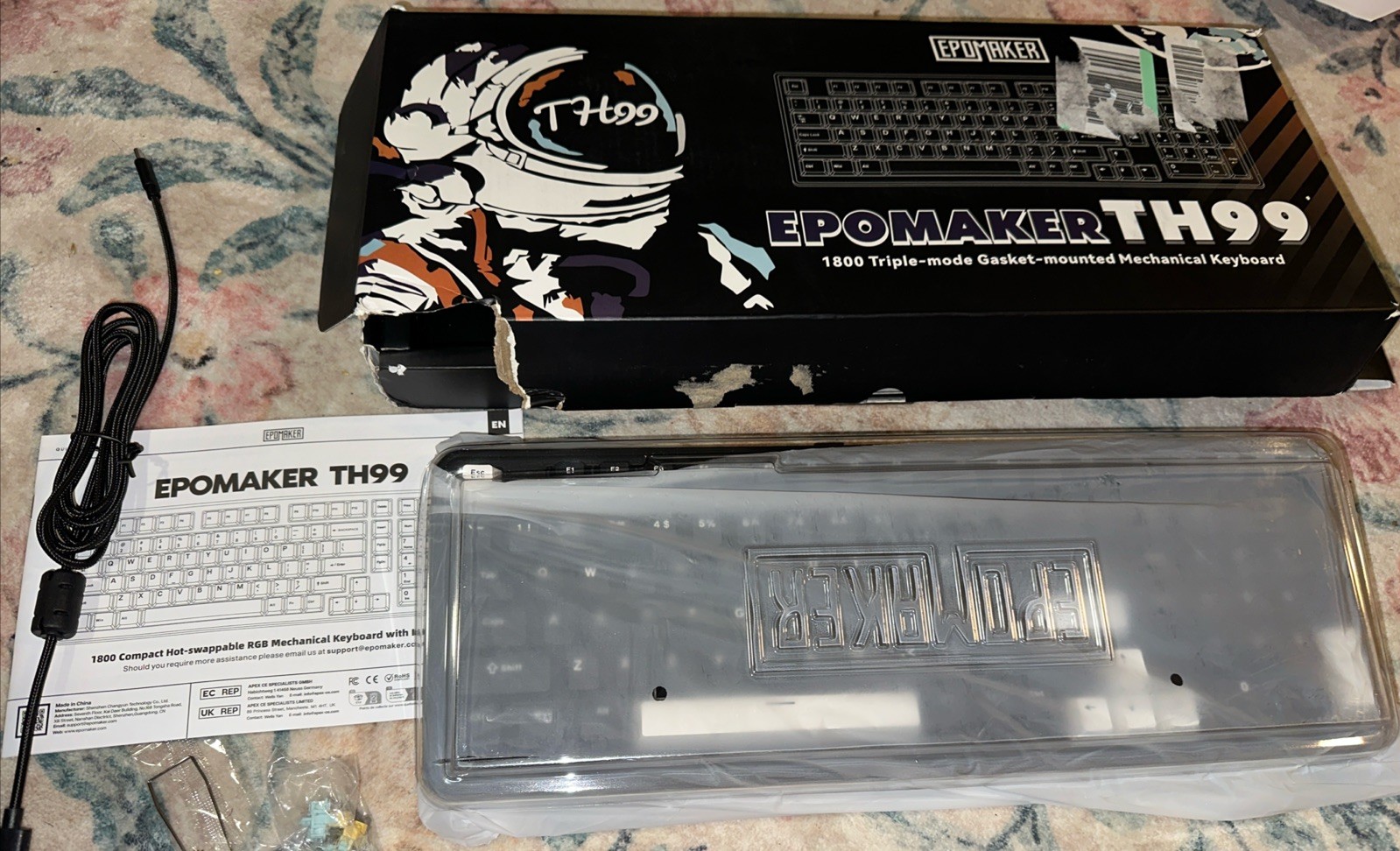 EPOMAKER TH99 96% Tri-Mode Wireless Gasket Hot Swappable Mechanical Keyboard
